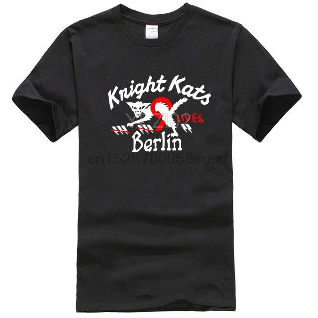 Knight Kats Берлинская Винтажная Футболка Luftwaffe Pilots Moto Club размеры | Мужская одежда