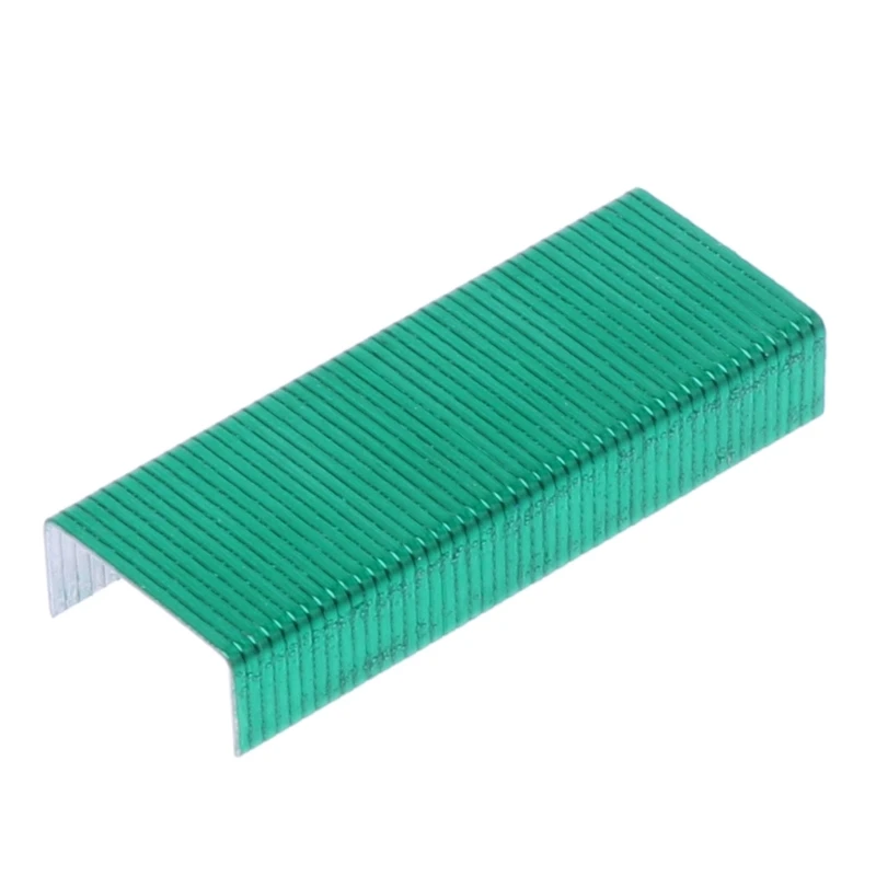 

800Pcs/Box 12mm Creative Colorful Metal Staples Office School Binding Supplies
