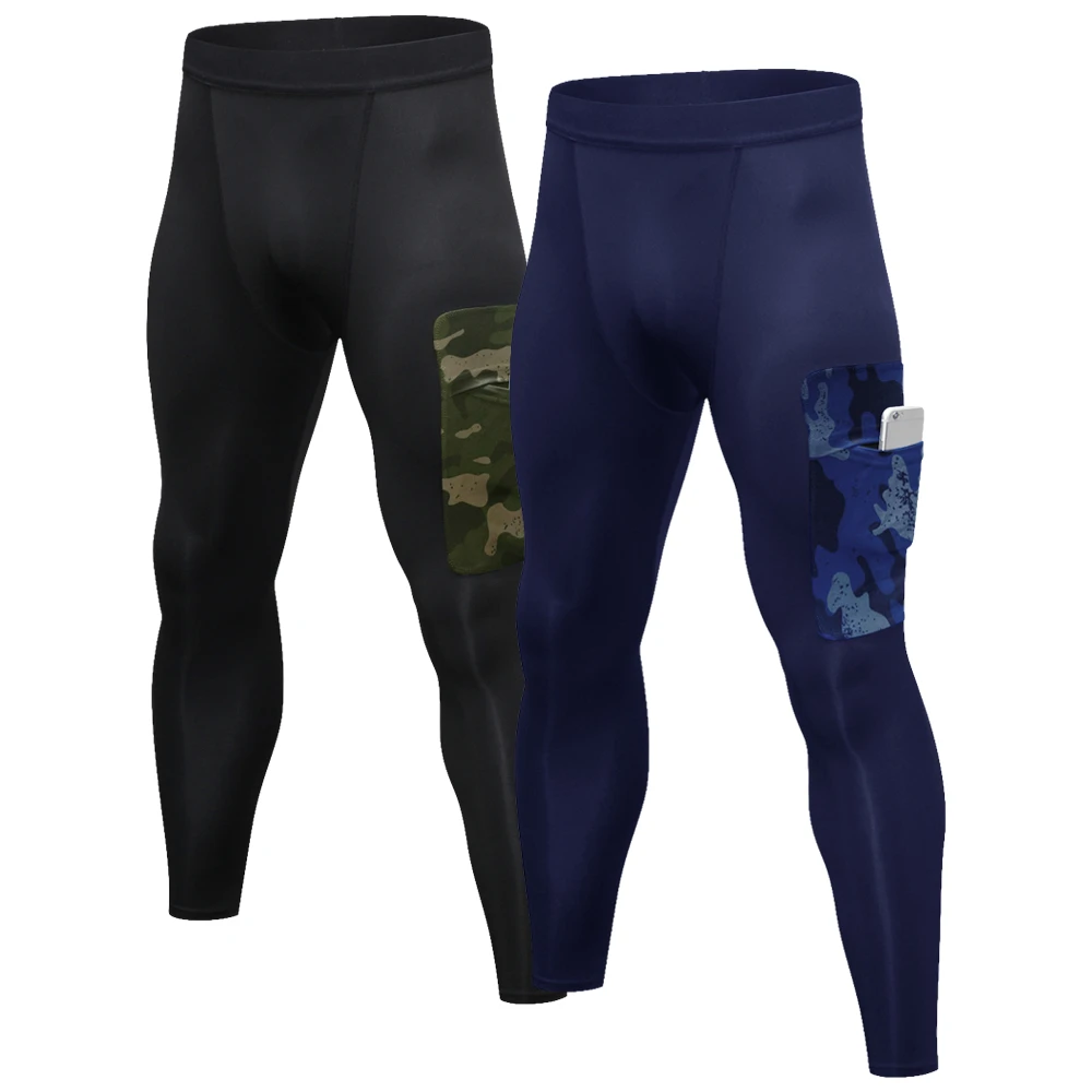 

2 Pack Men Compression Pants Fitness Pants Quick Dry Sports Fitness Gym Workout Running Jogging Baselayer Leggings Tights