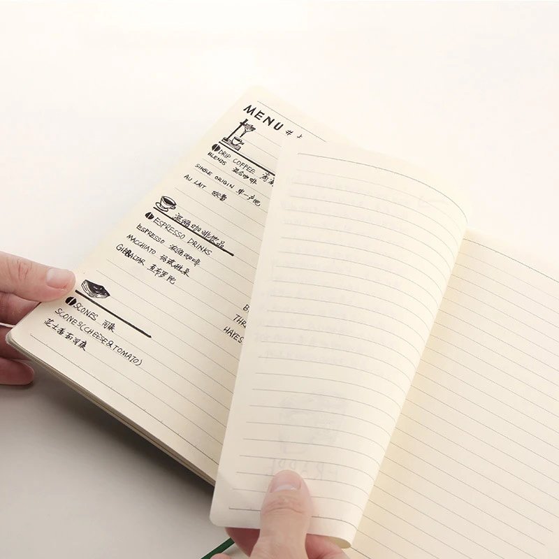 Офисный блокнот с кожаной поверхностью для деловых встреч модный простой