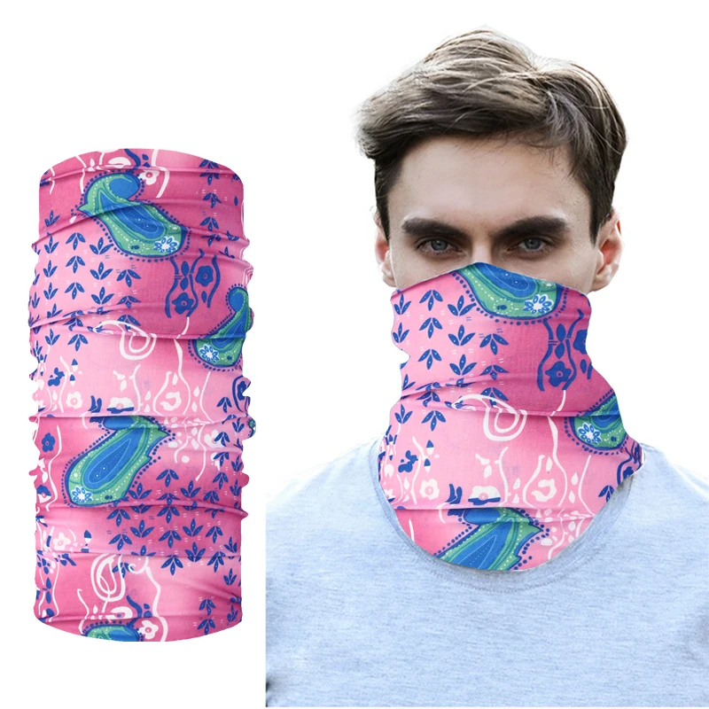 

Hiking Scarves unisexual Polyester Breathable Collar Windproof Anti UV Neck Cover Face Mask Fishing Hunting Cycling Bandana