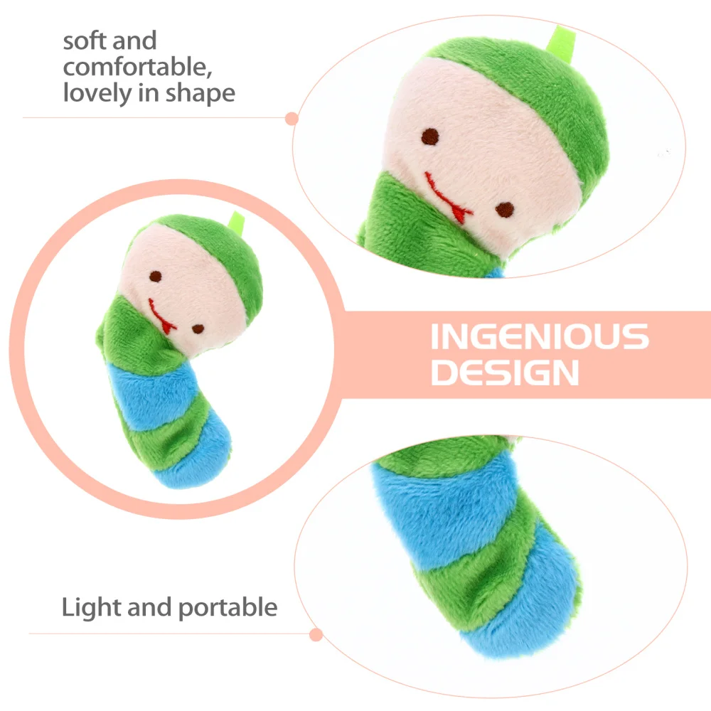 

5Pcs Plush Animal Finger Puppets Colorful Different Storytelling Puppet