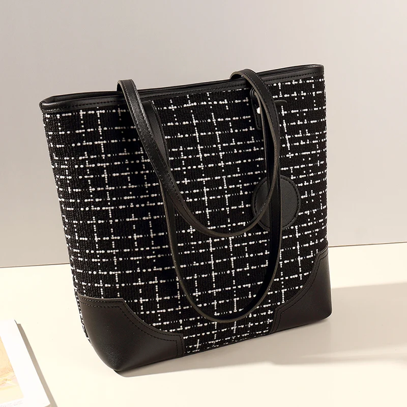 Женские сумки клетчатые на плечо с ремнем винтажный стиль женские модные ручками