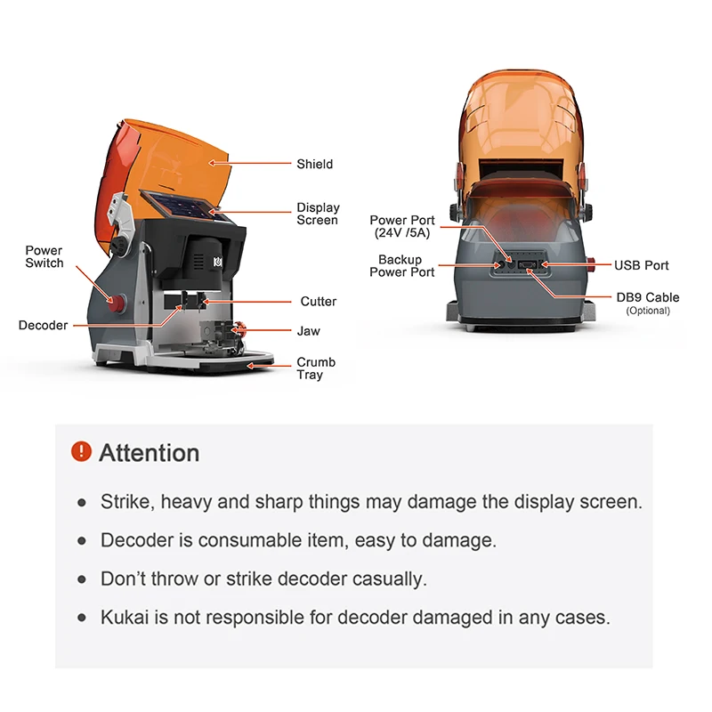 Автоматическая машина для резки ключей с 6 зажимами трубчатое кольцо