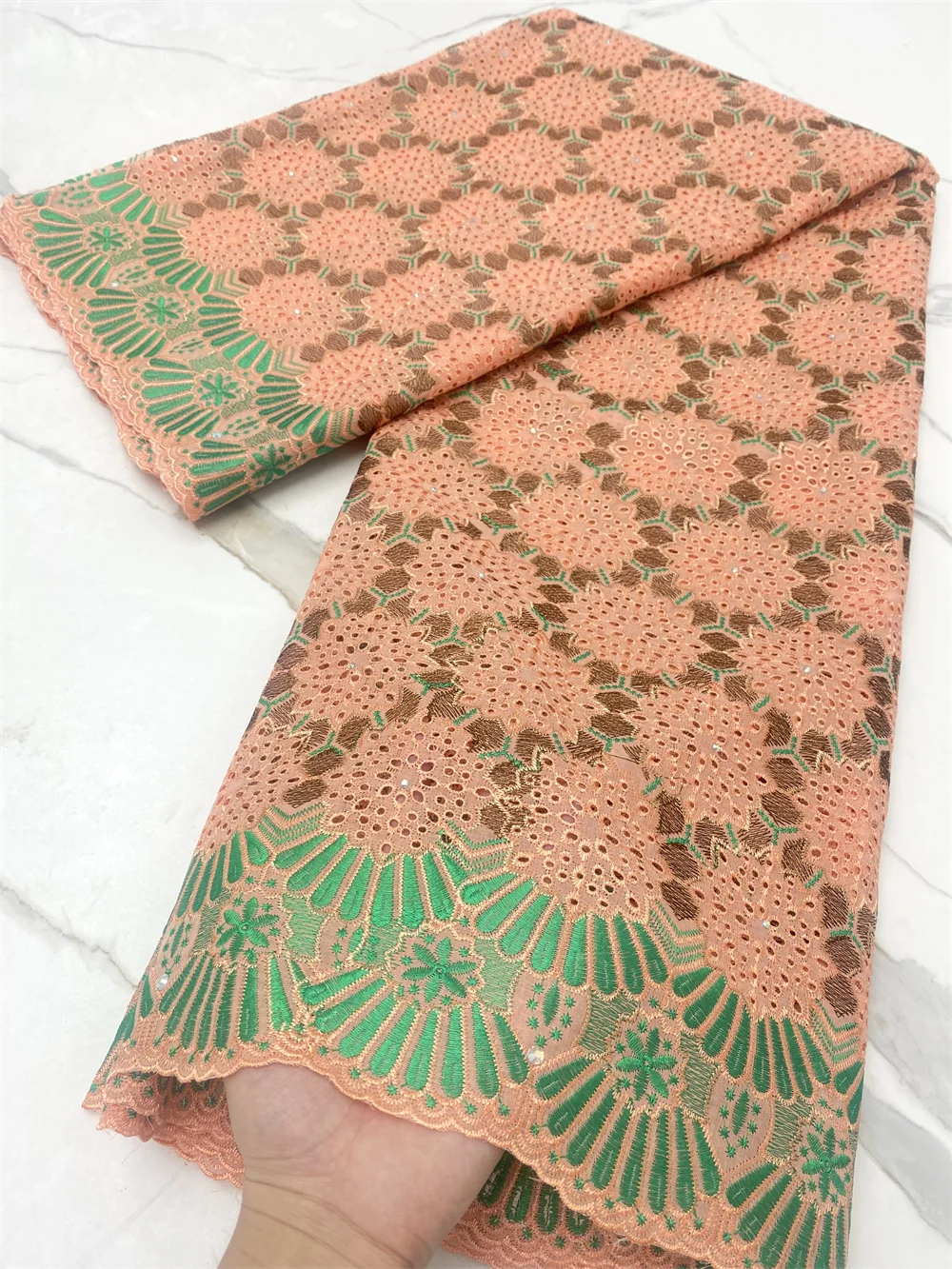 

Swiss Voile Lace In Switzerland African Lace Fabric Wedding 5yards Embroidery Swiss Lace Fabric For Dress Cotton Fabric 4326B