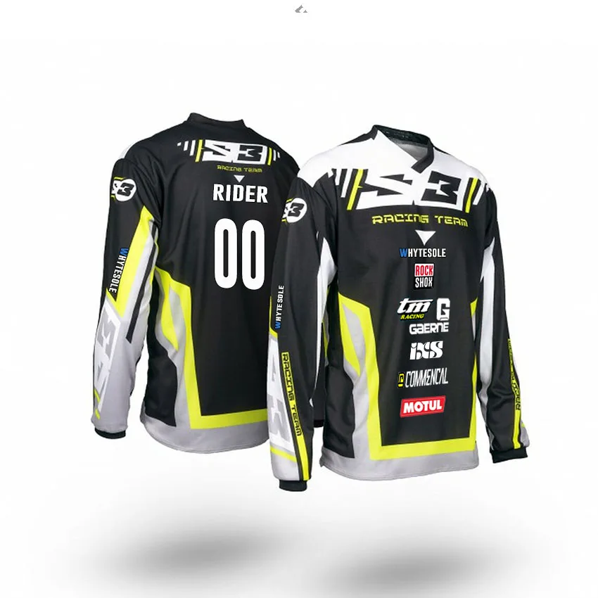 

2022 motocross team man downhill jersey mtb jersey enduro BMX Sportswear cycling shirts motorcycle clothing