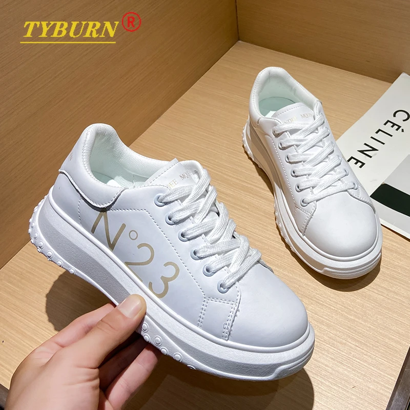 

Women's Sports Shoe2021 Fall High Quality Design Platform Casual Sneakers Fashion Patent Leather White Tennis Running Shoes