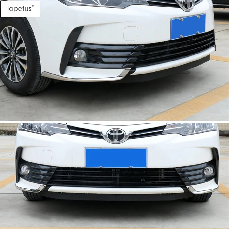 Аксессуары Lapetus, подходят для Toyota Corolla, передние противотуманные фары, лампа для век, для бровей, угловая полоса, Формовочная крышка, комплект, отделка