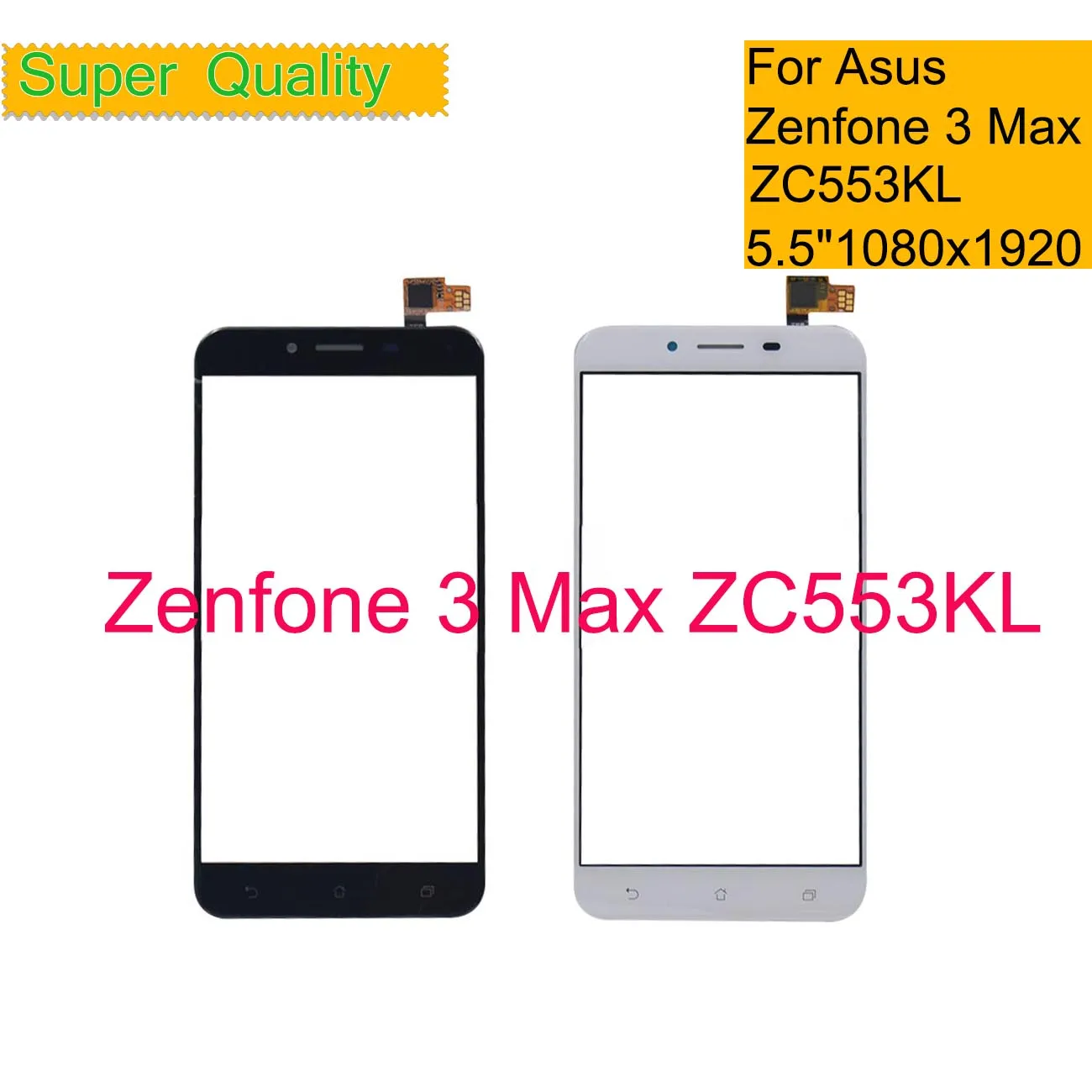 Для Asus Zenfone 3 Max ZC553KL X00DDB X00DDA X00DD сенсорный экран дигитайзер панель сенсор переднее