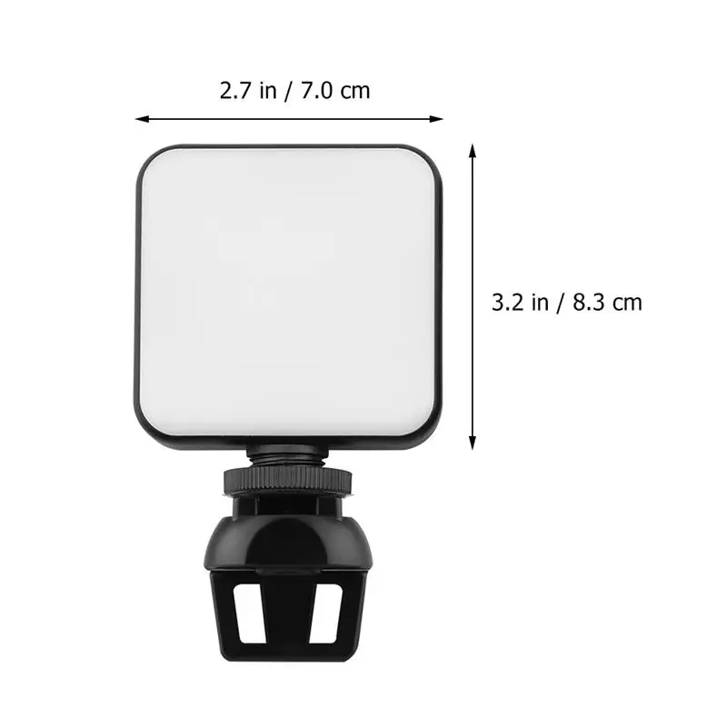 

LED Fill Light with Clip 64-LED Dimming Streaming Selfie Lamp for Computer