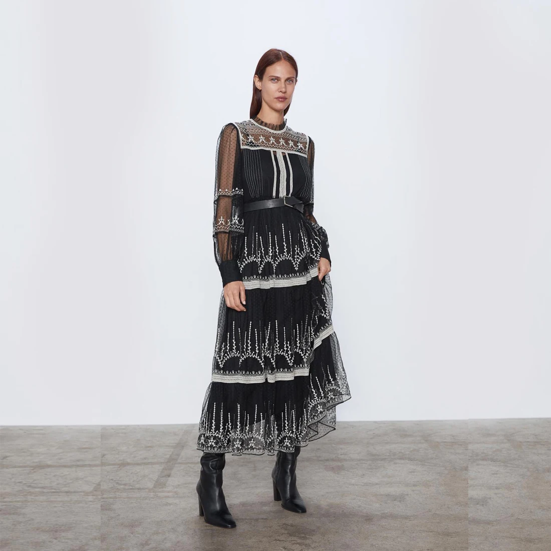 ZA Новое разноцветное модное платье с принтом женская одежда Boho Свободное платье с v-образным вырезом Вечерние подарки