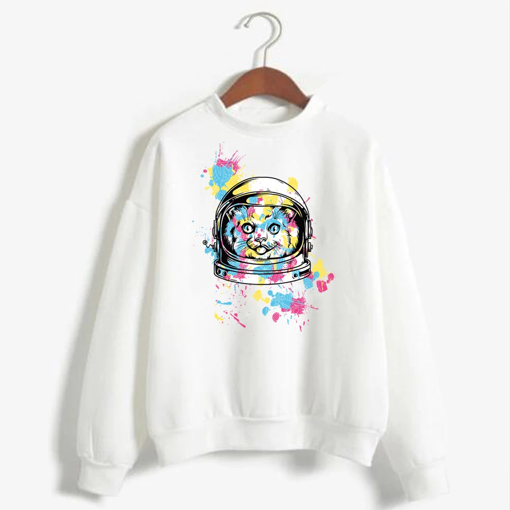 

Women Men Funny Cat Pattern Print Boy's Girl's Sweatshirt Loog Sleeve Casual Hoodie Studens Autum Winrer