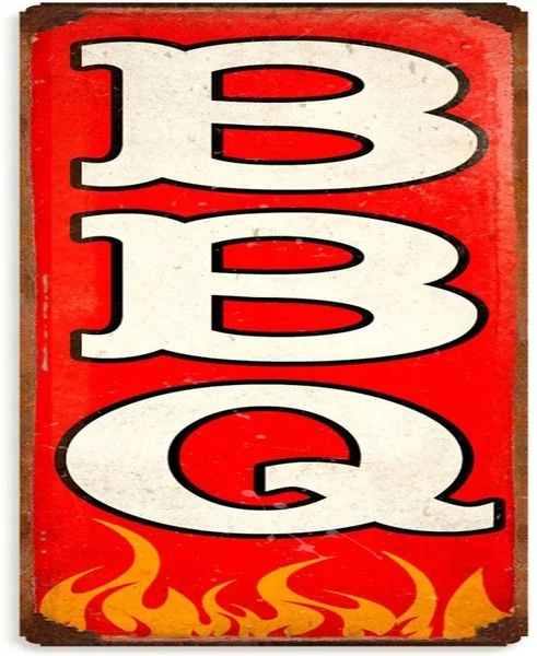 

BBQ Retro Metal Tin Sign