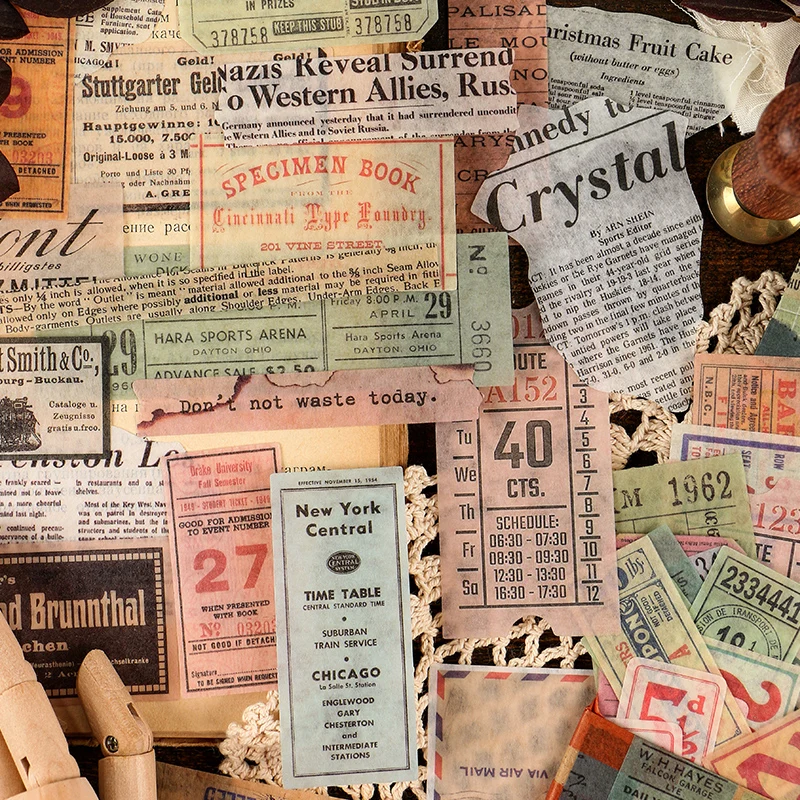 60 шт. декоративные наклейки из бумаги васи для скрапбукинга дневники стикеры