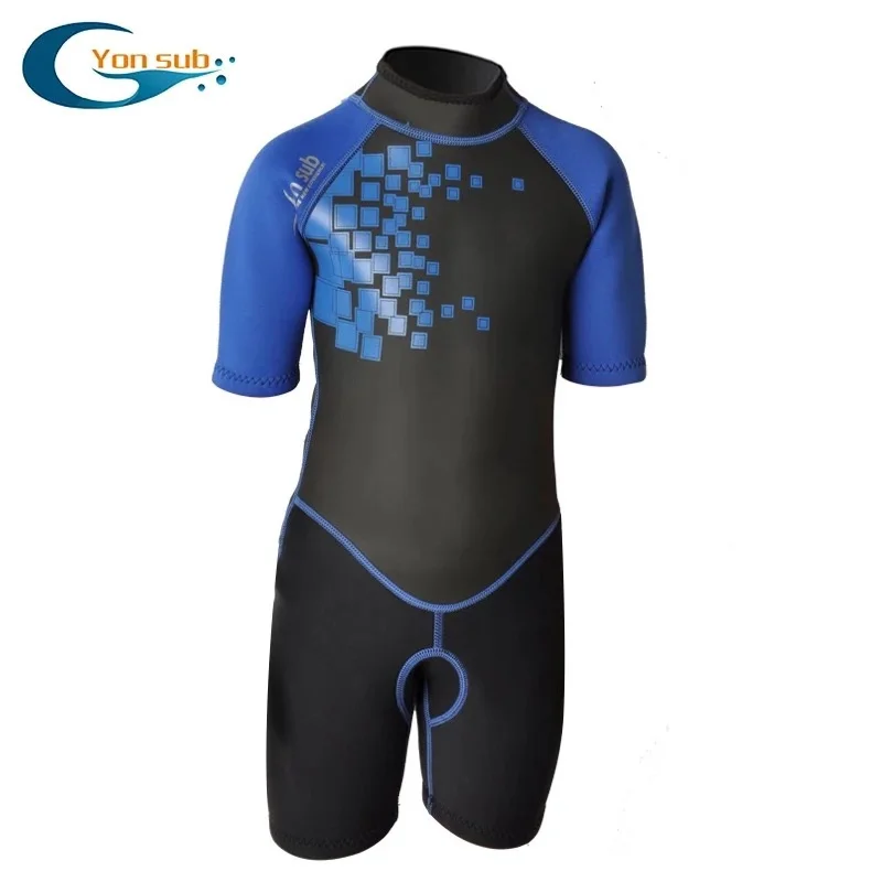 

2.5mm Kids Full Body Wetsuit for Surfing, Snorkeling, Swimming Youth Wetsuits Full Body Neoprene Girls Boys Spring Swimwear