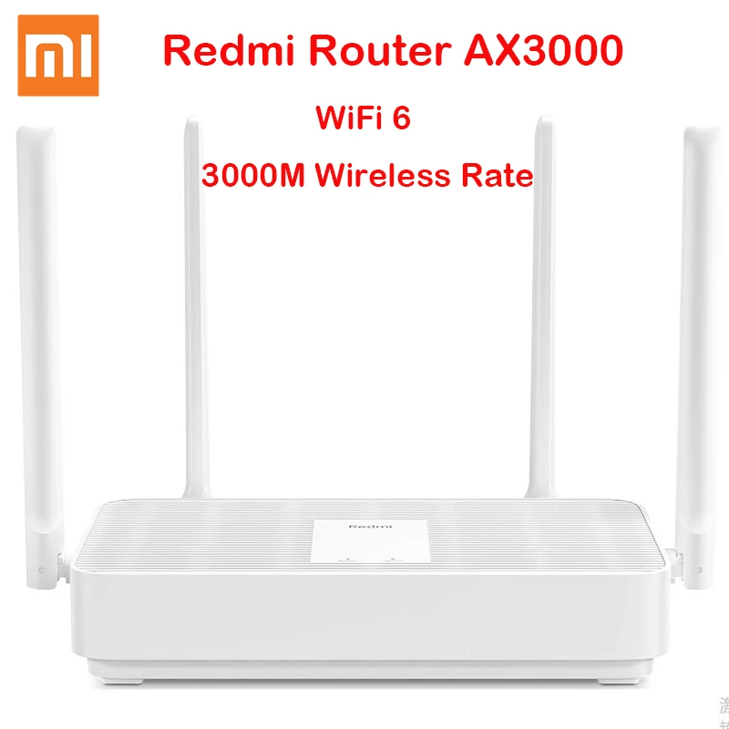 

Xiaomi router Redmi router AX3000 full Gigabit port home through the wall king high-speed dual-frequency 5G wireless wifi fibe