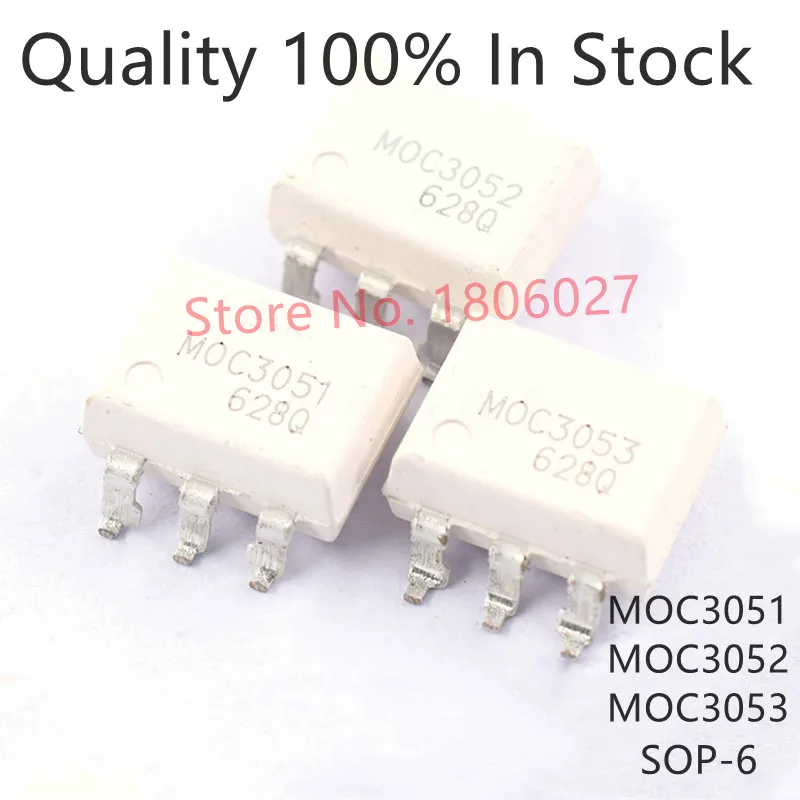 

10 шт./лот MOC3051 MOC3052 MOC3053 SOP-6 оптрон новый оригинальный