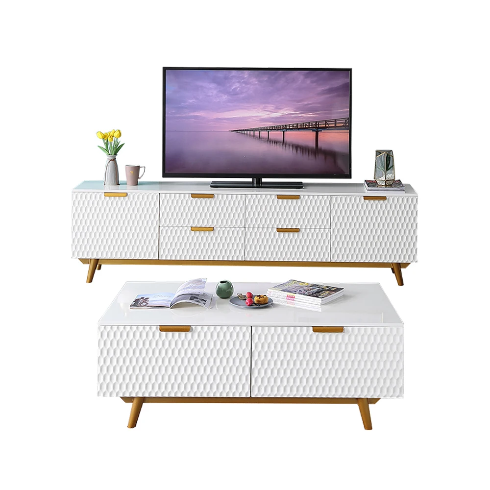 

designer wooden panel cabinet TV Stand tv monitor stand mueble tv cabinet mesa tv table coffee table centro stand basse de salon