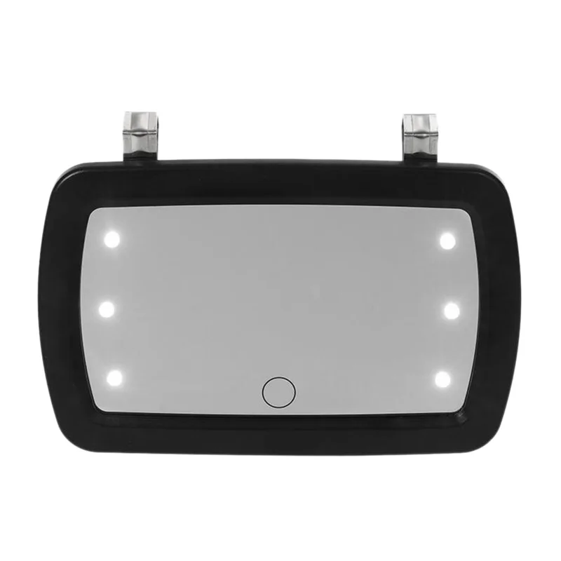 

Car Sun Visor Mirror Makeup Sun-Shading Cosmetic Mirror Vanity Mirror Automobile Make Up Mirror with Six LED Lights Car Styling