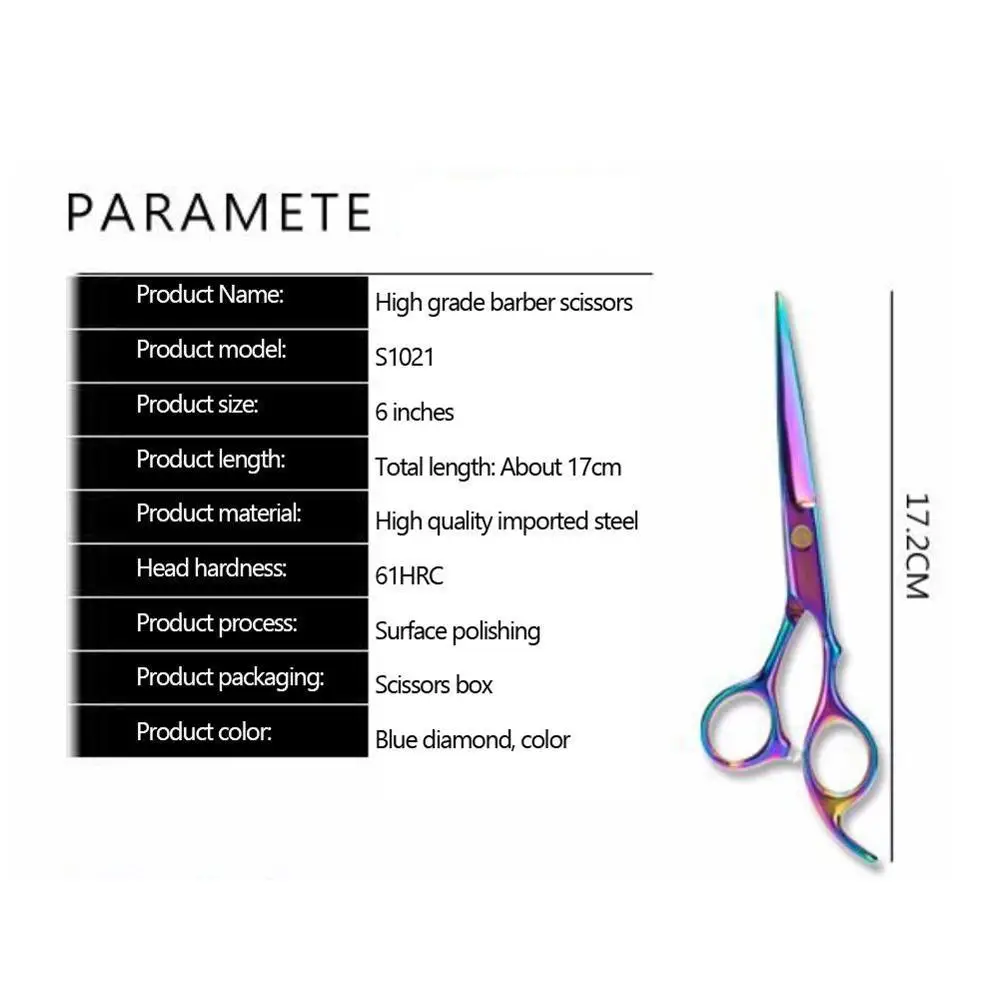 6 дюймов профессиональные ножницы для стрижки волос филировочные парикмахерские