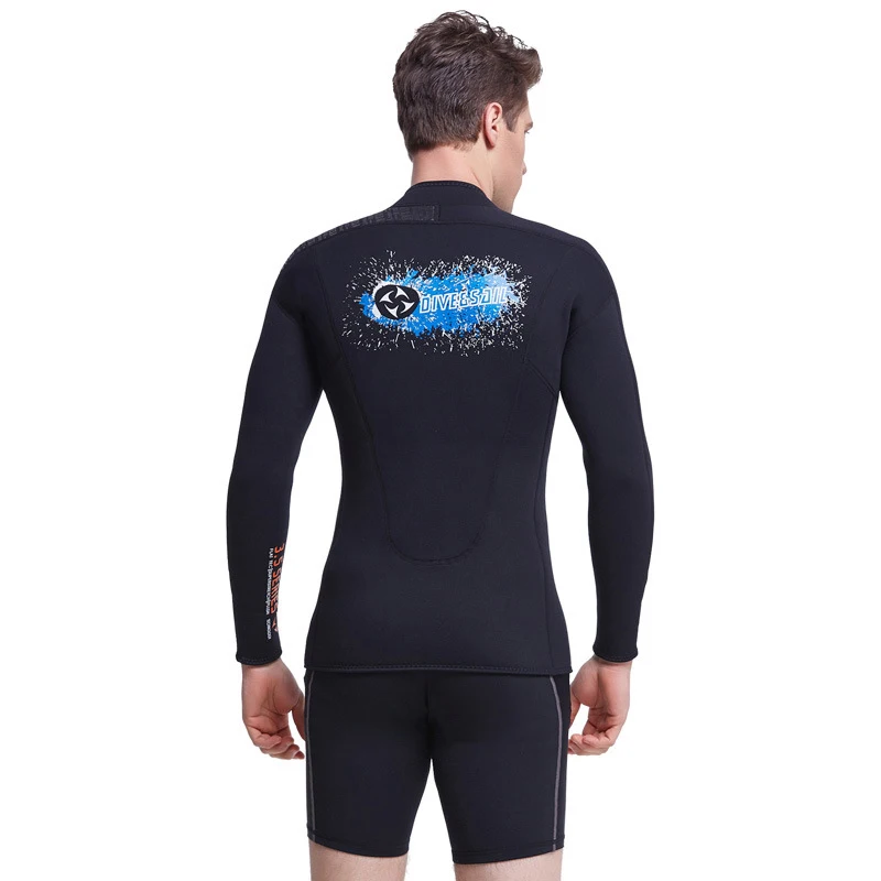 Новые мужские 3 мм Неопреновые куртки для дайвинга профессиональный костюм