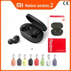 Для Redmi AirDots 2 беспроводные наушники Bluetooth V5.0 настоящие беспроводные стерео беспроводные наушники с беспроводной зарядкой чехол