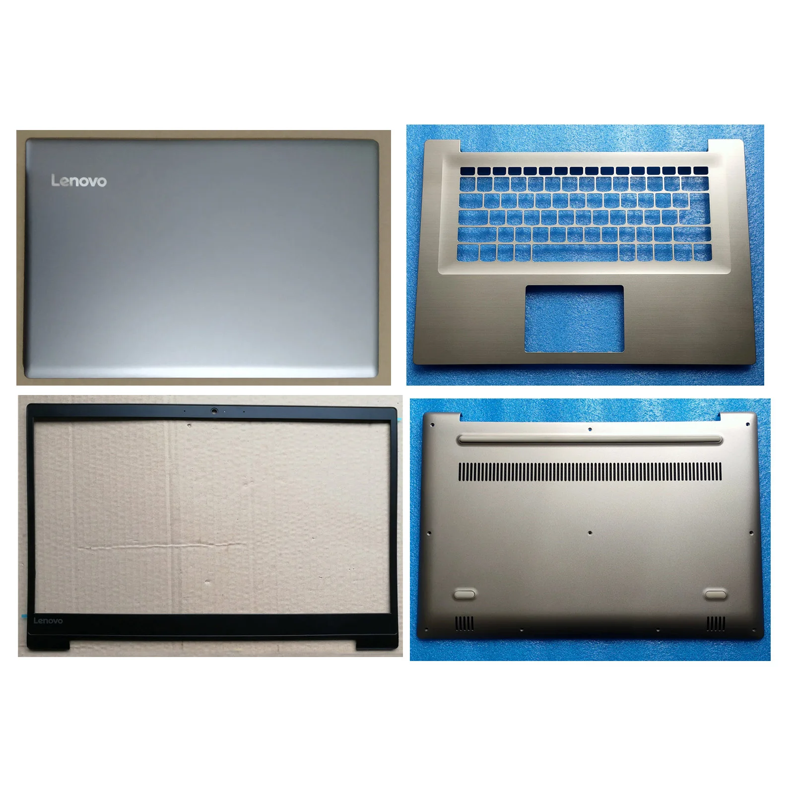 Comprar Nueva Funda Trasera LCD Para Portátil/bisel Frontal/reposapiés/funda Inferior Para Lenovo La Lenovo IdeaPad 320S-15 320S-15IKB 520S-15 520S-15IKB Plata