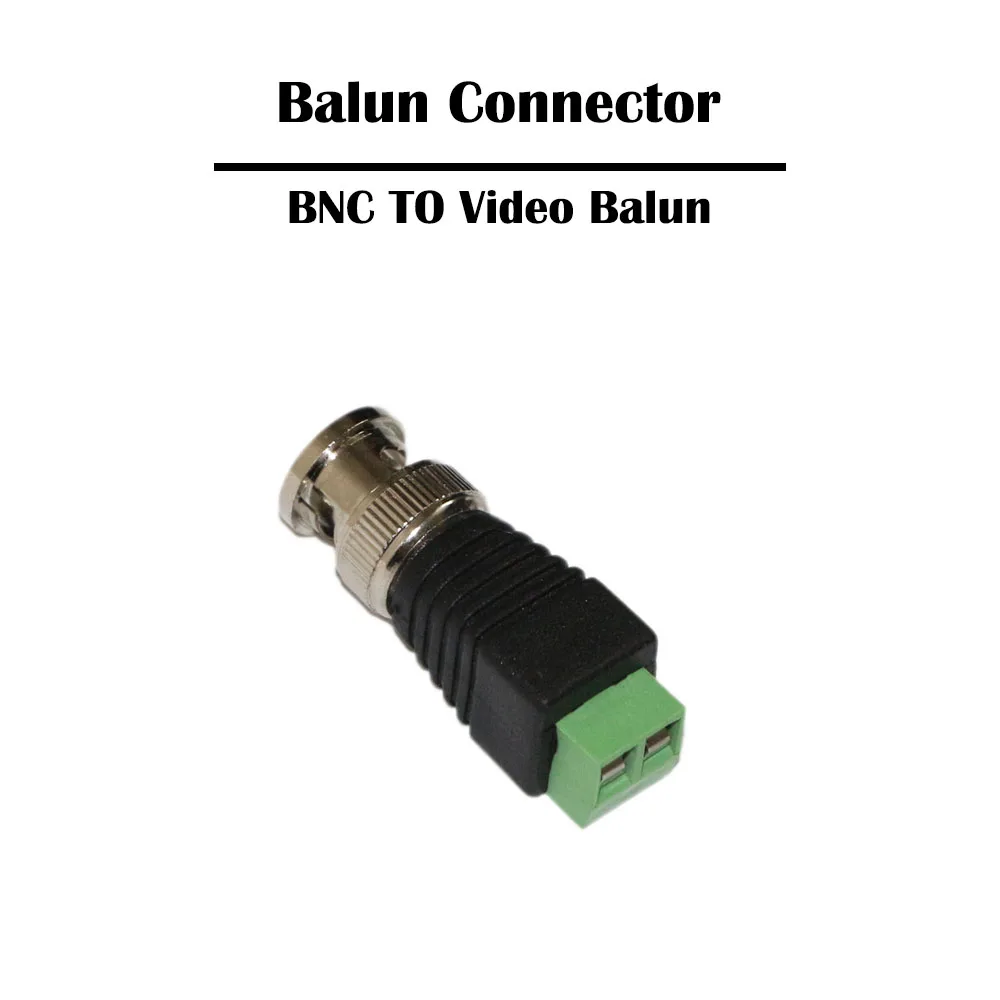 2 шт./5 шт. мини коннектор коаксиальный BNC к коннектору видеосигнала UTP Cat 5e для