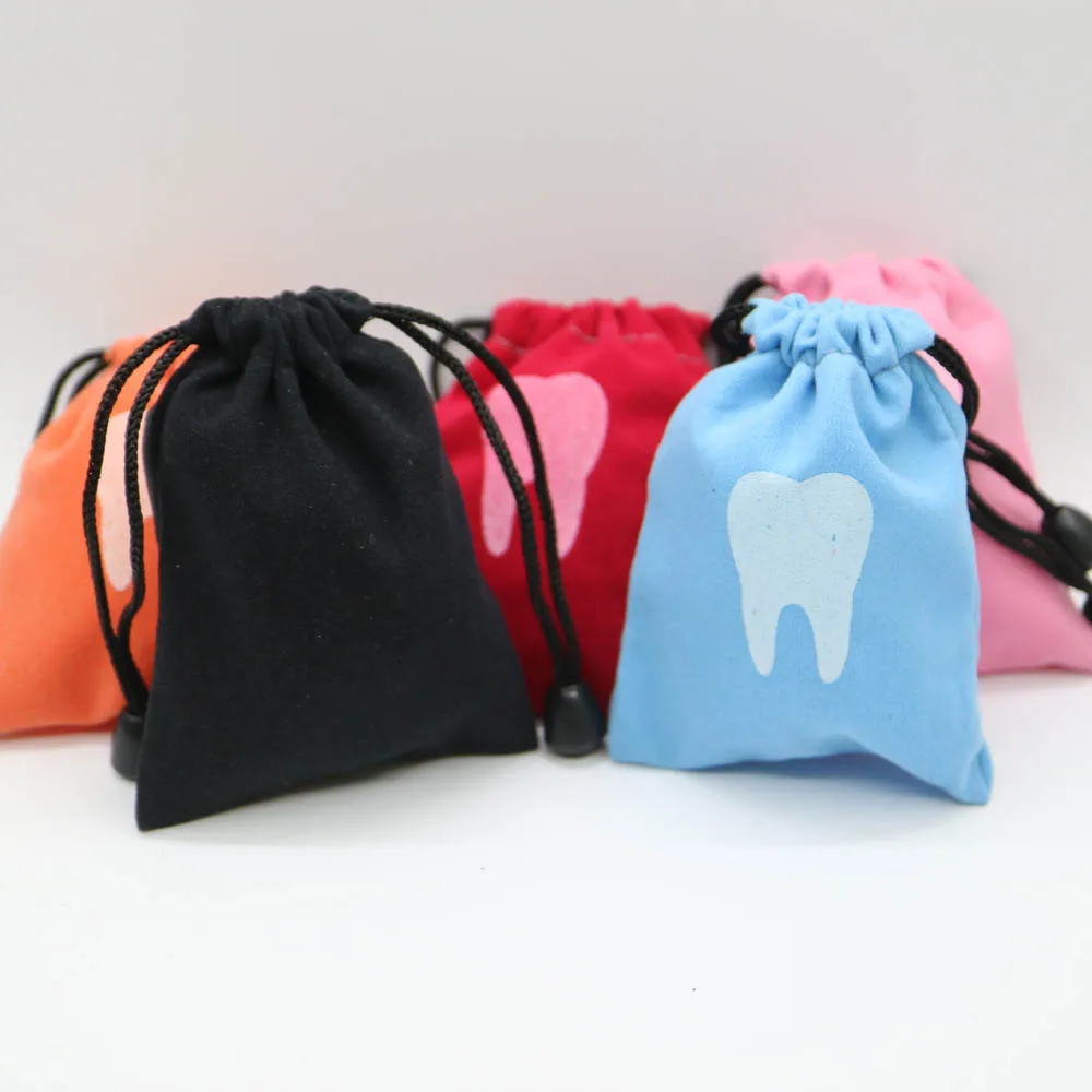 5 шт. стоматологическая клиника подарок сумка для хранения выпадающих зубов