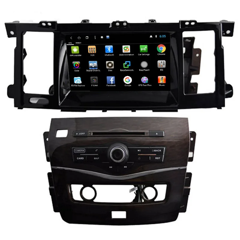 NaviTopia 1024*600 8 дюймов core ram 2G rom 32G Android 1 автомобильный радиоплеер для Nissan Patrol 2015-с