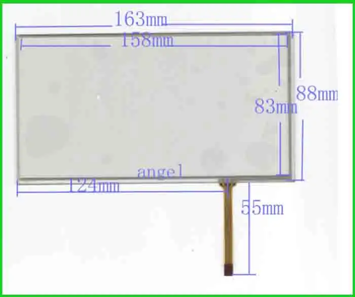 

Good helper K09093014 K6028G substitute touch screen four-wire resistance general sensitive handwriting