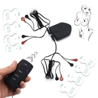 БДСМ секс с электрическим шоком соски паста груди тела стимуляции Массаж колодки пара мастурбации медицинский комплект секс-игрушек