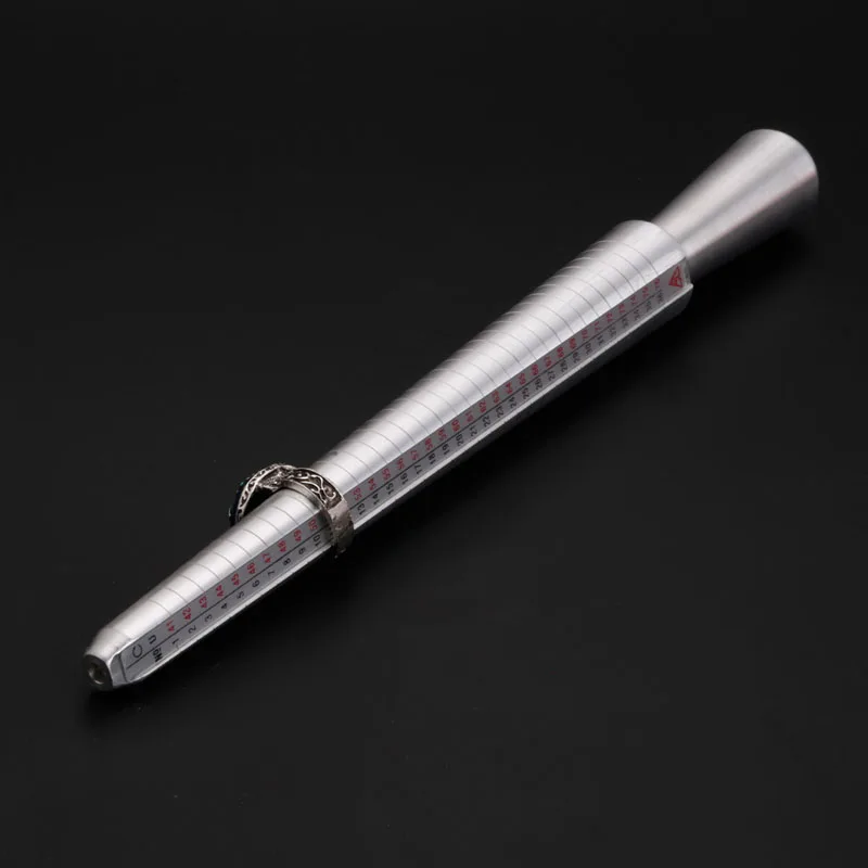 

Metal Ring Sizer Guage Mandrel Finger Sizing Measure Stick Standard Tool Set Hot
