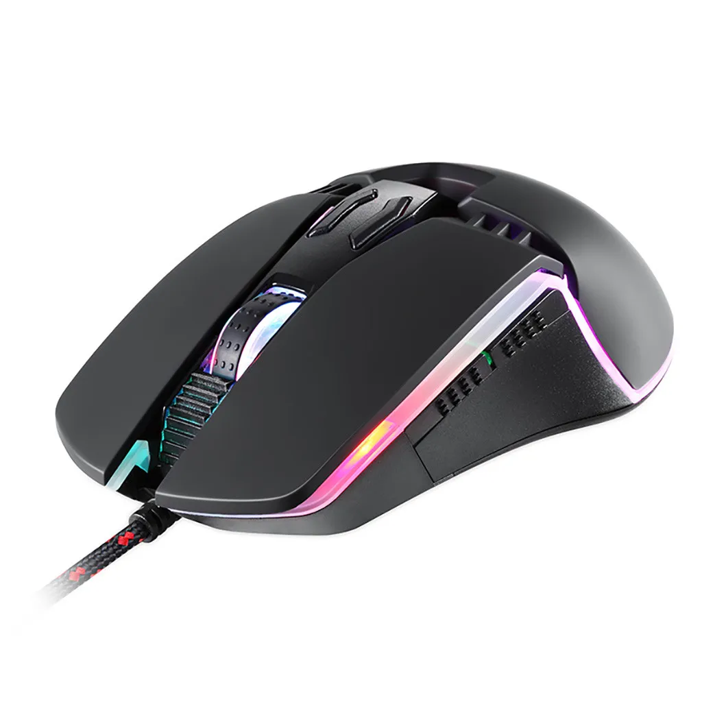 Проводная игровая мышь MOTOSPEED V20 8 кнопок 5000DPI RGB с подсветкой для ноутбука ПК|Мыши| |