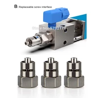 10pcs m10 dispensing valve adapter 21a dispensing valve needle adapter