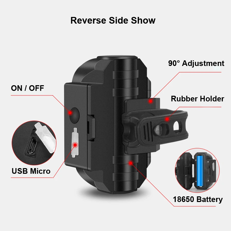 NEWBOLER 1200 мАч велосипедные фары вспышки светильник USB Перезаряжаемые велосипед