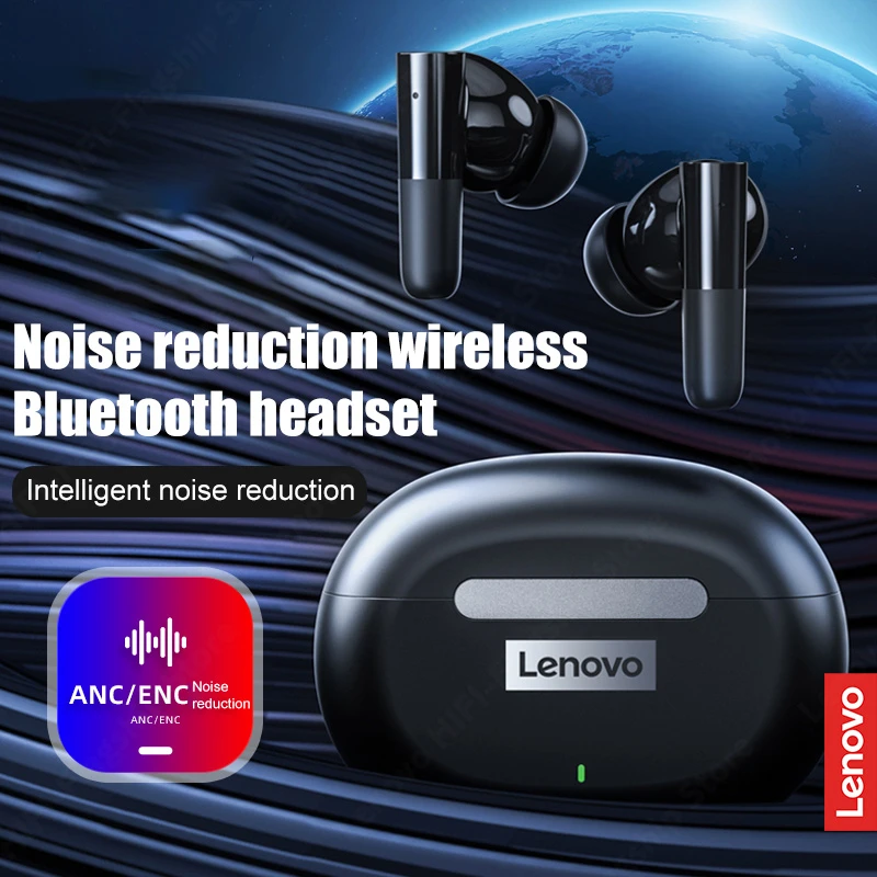 Беспроводные наушники Lenovo LP3 ANC TWS Bluetooth 5 2 наушники-вкладыши с активным