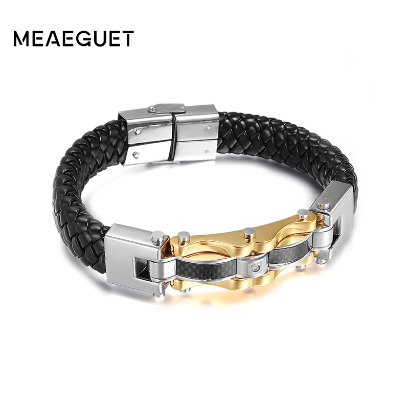 Мужской браслет из натуральной кожи золотистого цвета|bracelets for|charm braceletmen bracelet |