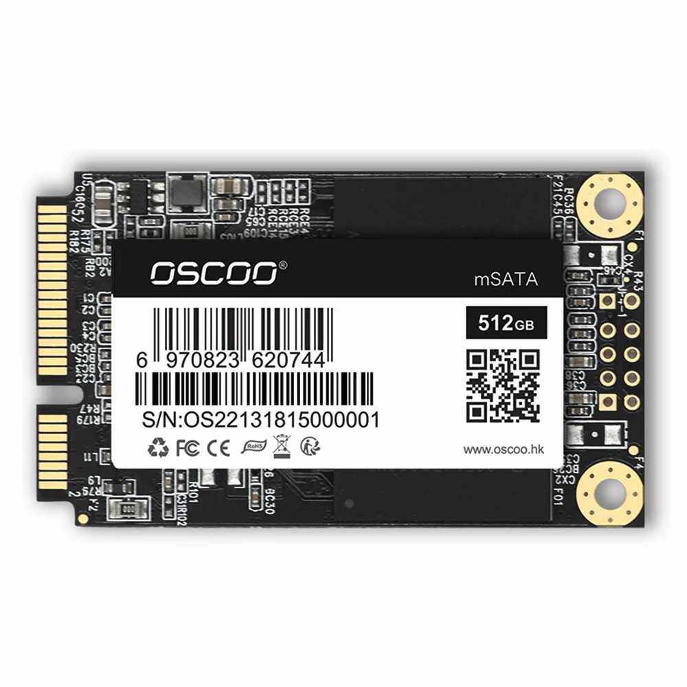 OSCOO мини SATA ssd 128 ГБ 256 накопители msata 512 1 ТБ SSD Международный жесткий диск для