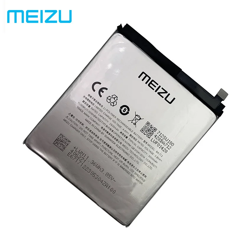 100% Оригинальный аккумулятор 3000 мАч для Meizu M5S 5S BA612 M612 Series / BA712 M6S 6S Meilan S6 M712