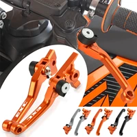 for 125 200 250 300 400 450 500 525 530 exc motorcycle accessories cnc aluminum dirt bike handle folding brake clutch levers