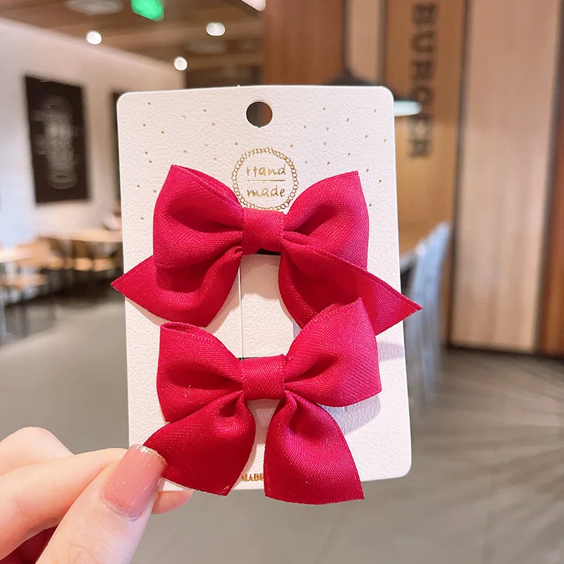 

Bow Hairpins Girl' Lovely Fashion Hair Clips Women's Hair Korea Accessories Hairgrips Children's Head Wear 2021 Girl Hair Clip