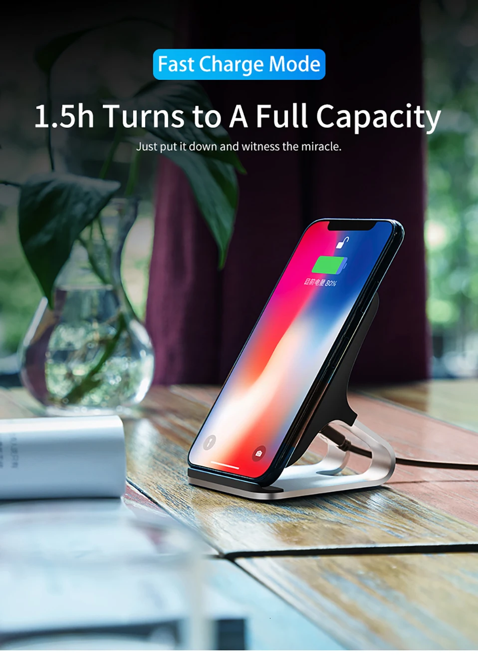 10 Вт Qi Беспроводное зарядное устройство для iPhone Xs Max Xr X для samsung S10 S9 интеллектуальное инфракрасное Быстрое беспроводное зарядное устройство Автомобильный держатель для телефона