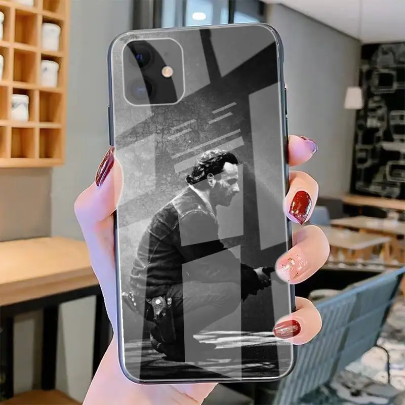 

Walking Dead Hero For Phone Cases Tempered Glass For Iphone6plus 6S 7 7plus 8 X XS XSmax XR 11 12 Pro Max 12mini