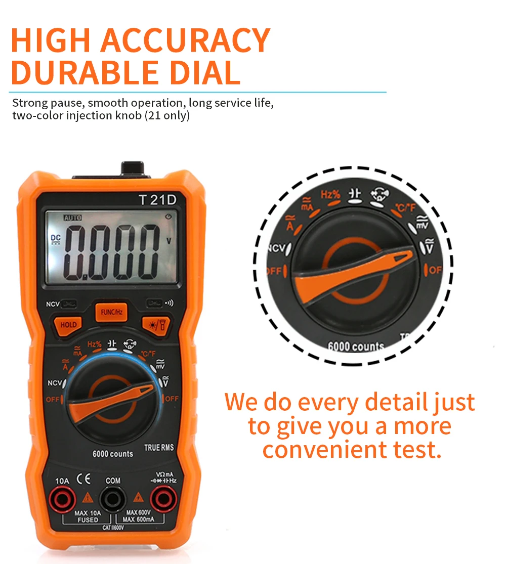 T21D мультиметр цифровой RM113D тестер digital multimeter esr метр транзисторов Мультиметр