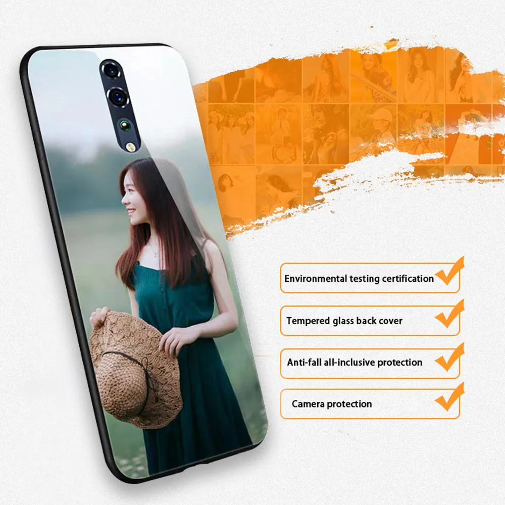 Модный чехол для телефона DIY для Oppo Reno Z 10X F11, индивидуальная Настройка, стеклянный чехол для Realme X, уникальный подарок на заказ