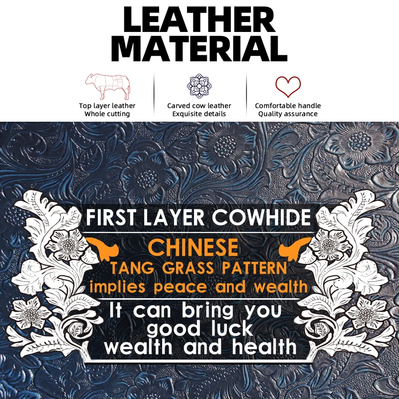 Handmade Genuine Leather Card Wallet Portable Cowhide Credit Card Slot Pouch Driver License Holder Coin Purse For Men, Women