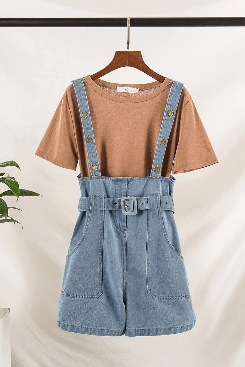 Летняя коллекция 2019 года женская одежда большого размера модные джинсовые брюки