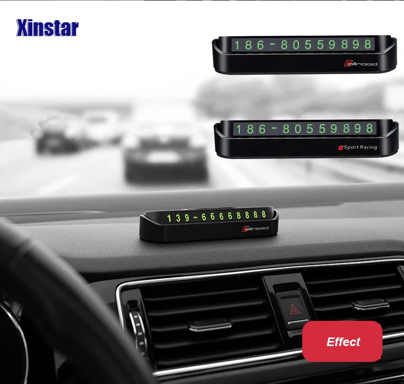 Автомобильный номерной знак наклейка для парковочной карты Audi A3 A4 A5 A6 A7 A8 TT Q3 Q5 Q7 A1