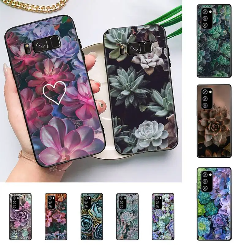 

Flower Succulent Phone Case For Samsung Galaxy Note 10Pro Note 20ultra note20 note10lite M30S